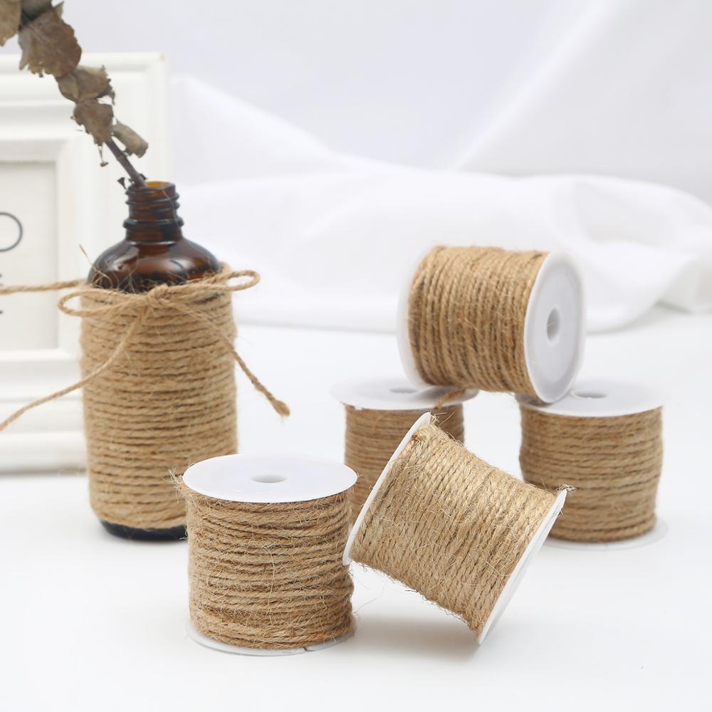 Natural Florist Supply - Natural Burlap Hessian Jute Twine Cord