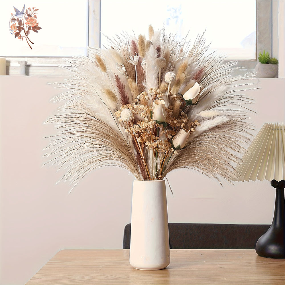80Pcs Artificial Dried Flowers - Dried Flower Bunch recension och pris