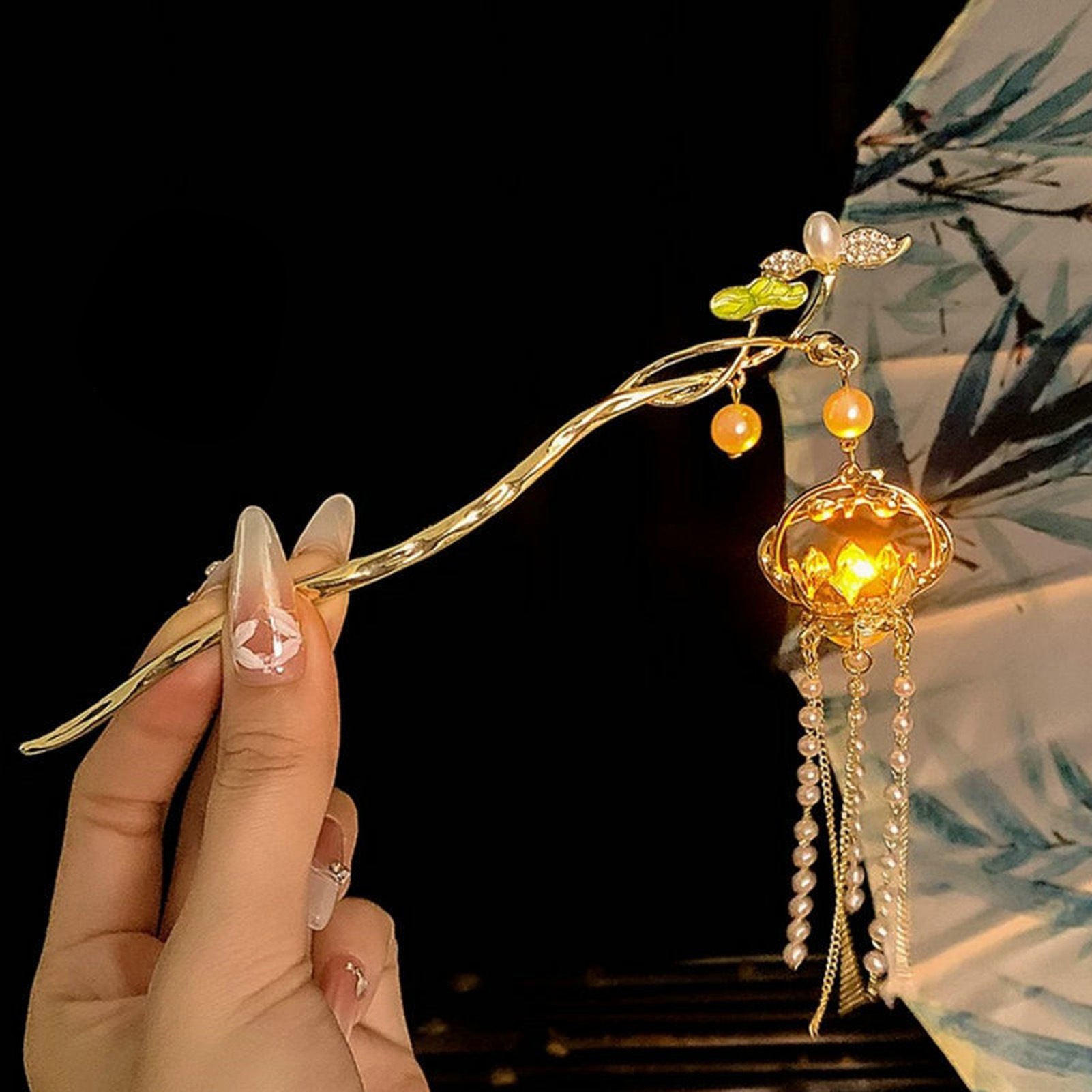 Luminous Flower Hairpin Exquis - Florist Supplies recension och pris