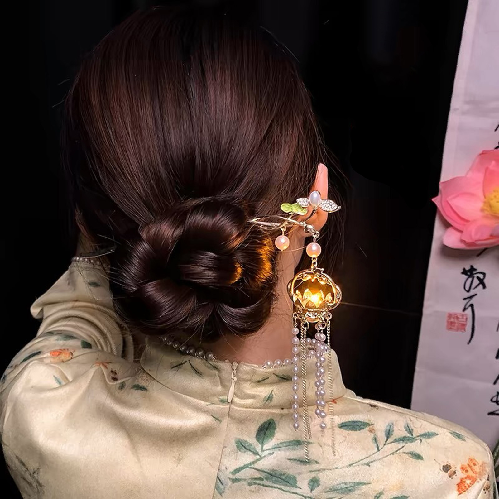Luminous Flower Hairpin Exquis - Florist Supplies recension och pris