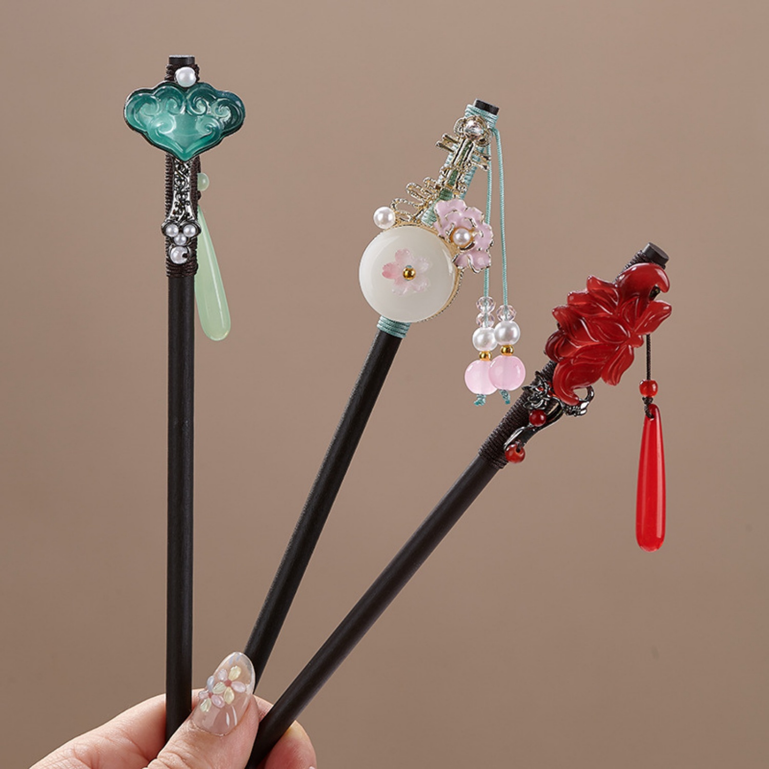 Vintage Flower Hairpin For Wom - Florist Supplies recension och pris