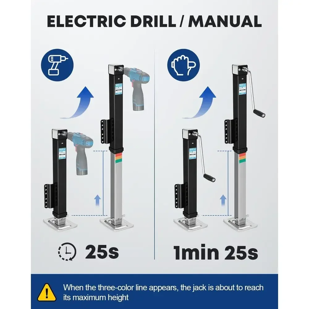 8000 lbs Trailer Jack Heavy Du - B&J Florist Supply Nyc recension och pris