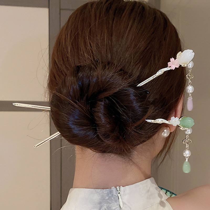Vintage Flower Pearl Tassel Ha - Florist Supplies recension och pris