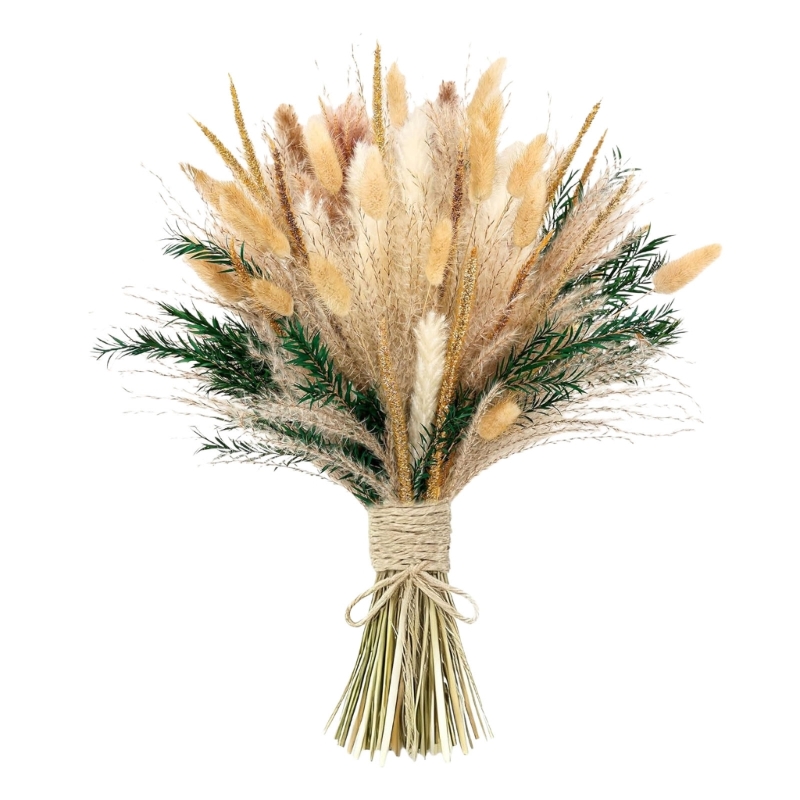 Bulk 100PCS Dried Pampas Grass - Dried Flower Bunch recension och pris