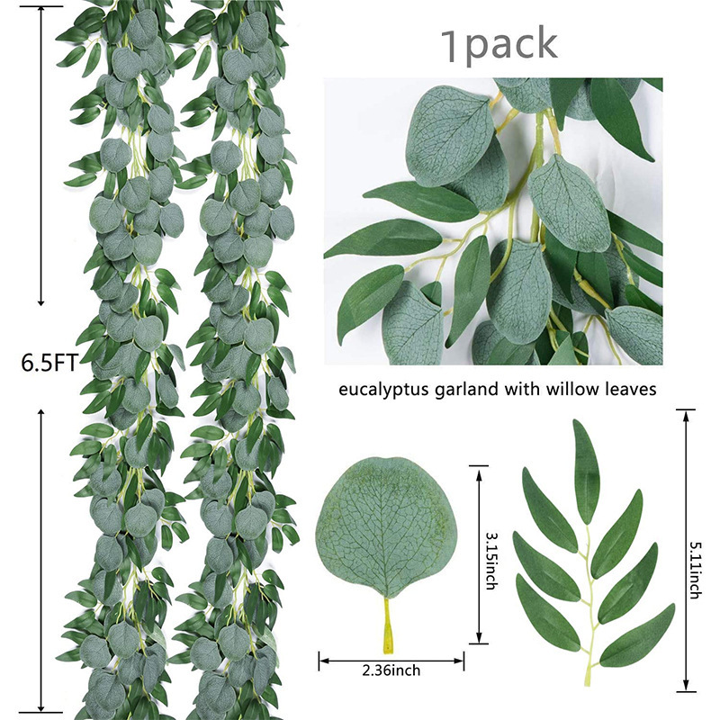 200cm Fake Eucalyptus Rattan A - Eucalyptus Preserved recension och pris