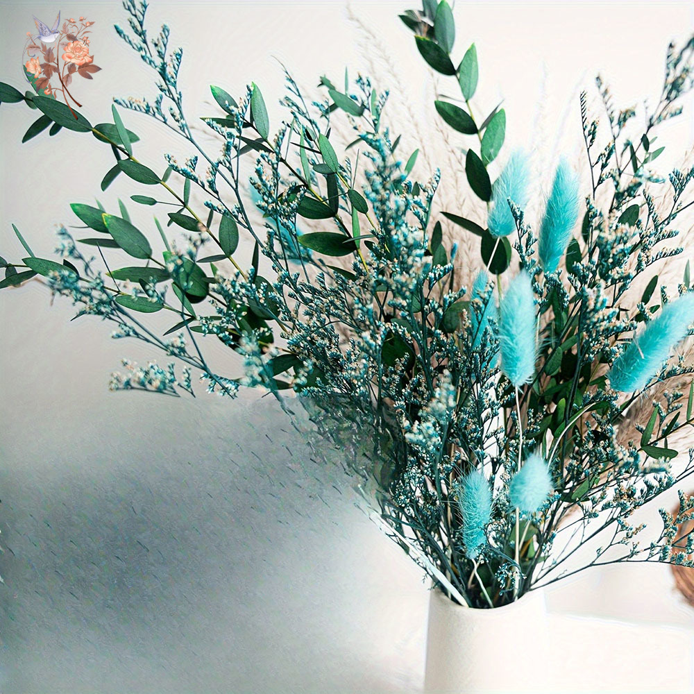 Blue Natural Dried Flowers Pam - Dried Flower Bunch recension och pris