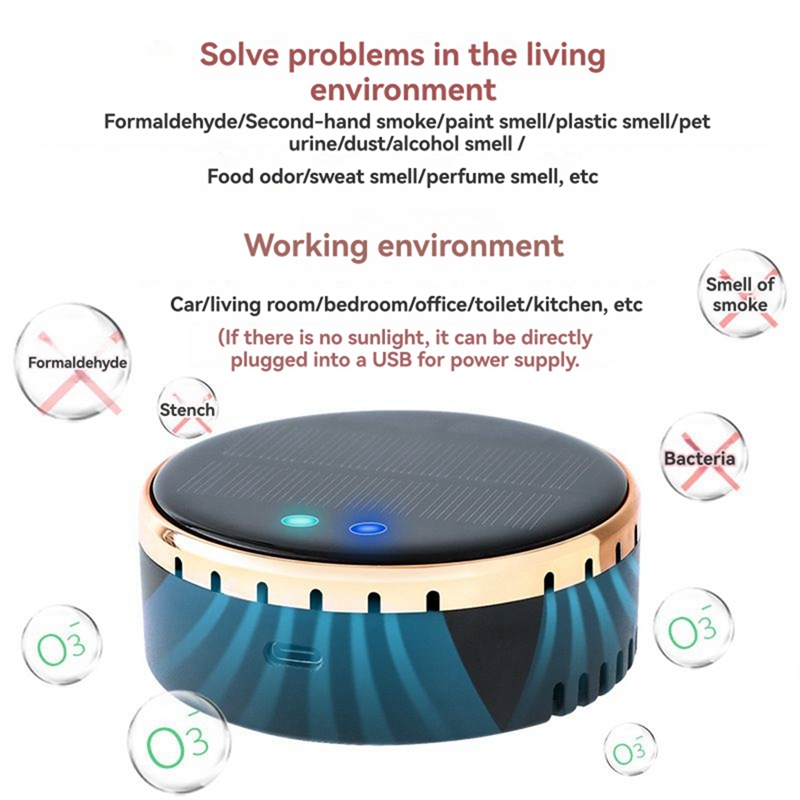 Air Purifier Solar Powered Usb - B&J Florist Supply Nyc recension och pris