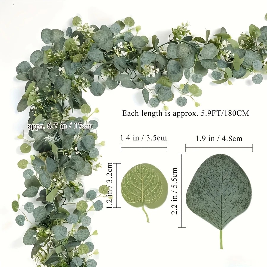 1Pc Artificial Eucalyptus Leav - Eucalyptus Preserved recension och pris