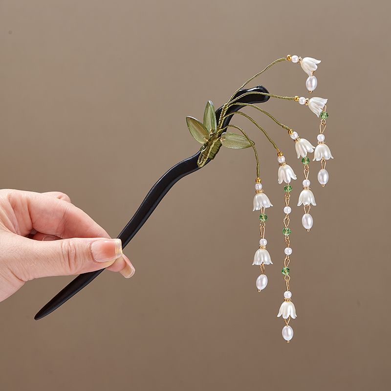 Wooden Flower Hairpin Vintage  - Florist Supplies recension och pris