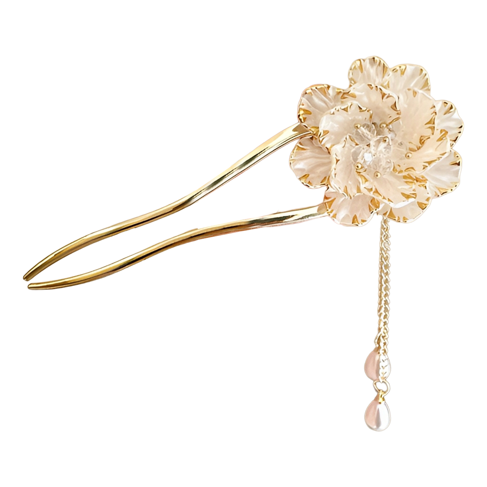 Elegant Hair Stick Peony Flowe - Florist Supplies recension och pris