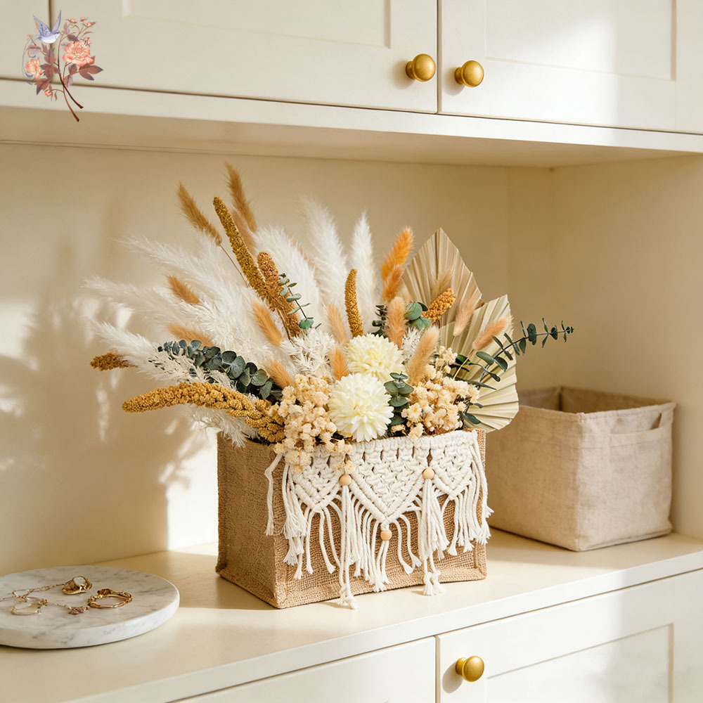 Artificial Dried Flower Bouque - Dried Flower Bunch recension och pris