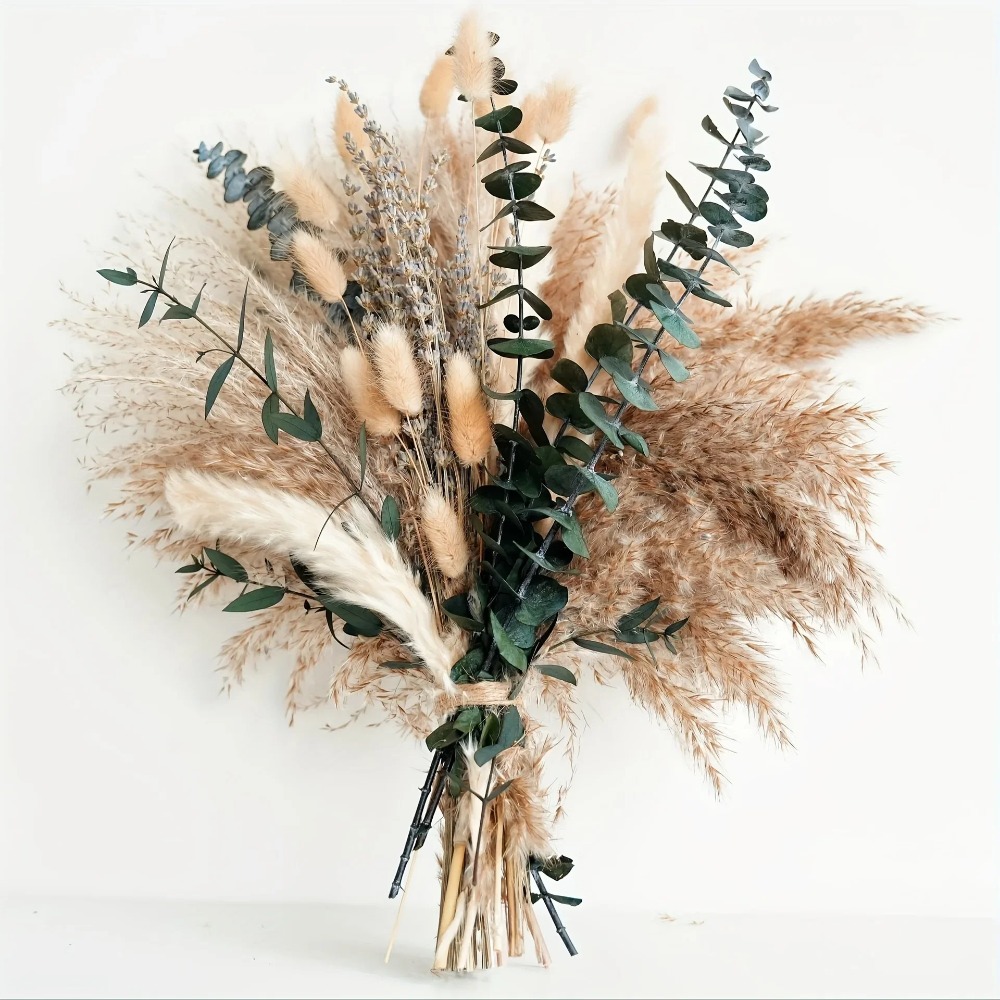 80Pieces Natural Dried Flowers - Dried Flower Bunch recension och pris