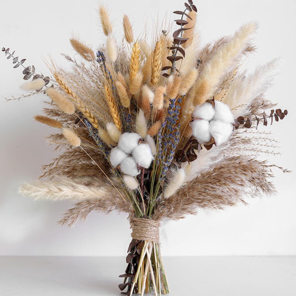 80Pieces Natural Dried Flowers - Dried Flower Bunch recension och pris