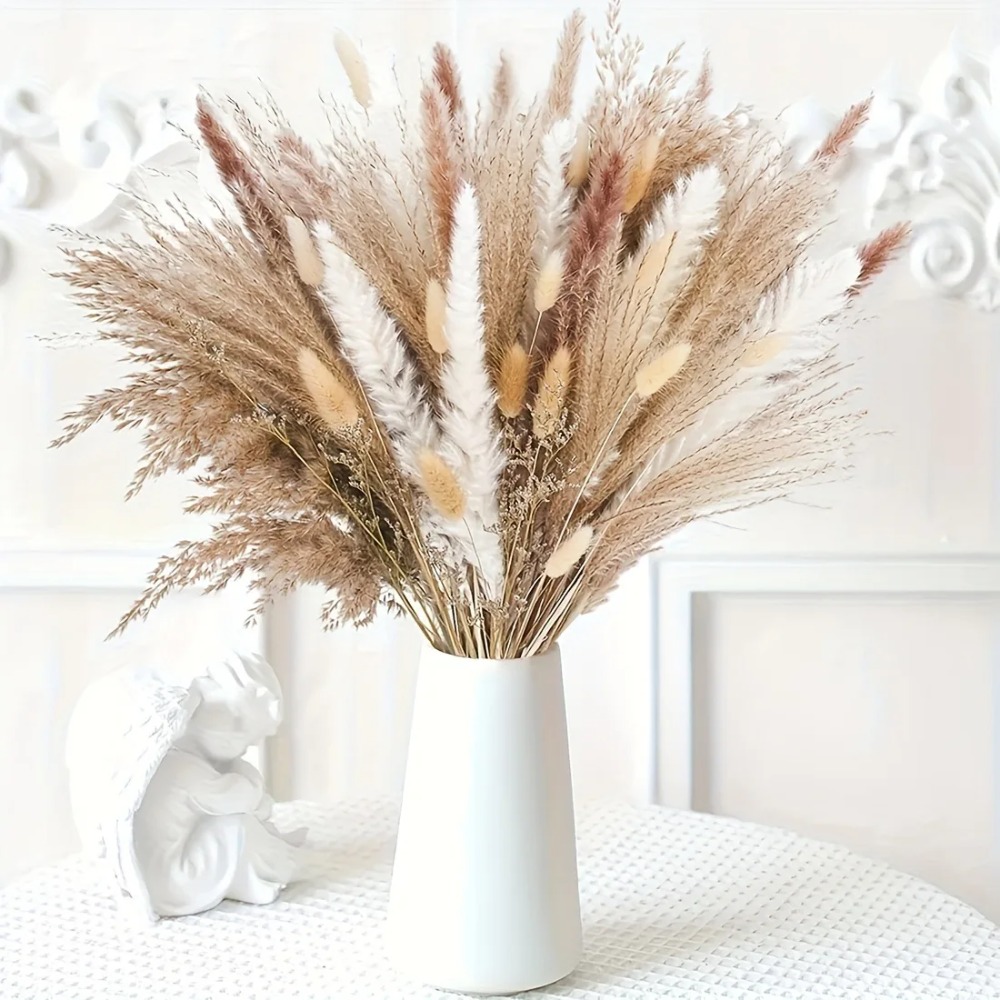 80Pieces Natural Dried Flowers - Dried Flower Bunch recension och pris