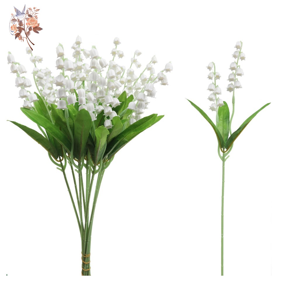 White Lily of The Valley 10Pcs - Dried Flower Bunch recension och pris