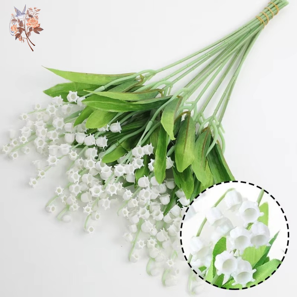White Lily of The Valley 10Pcs - Dried Flower Bunch recension och pris