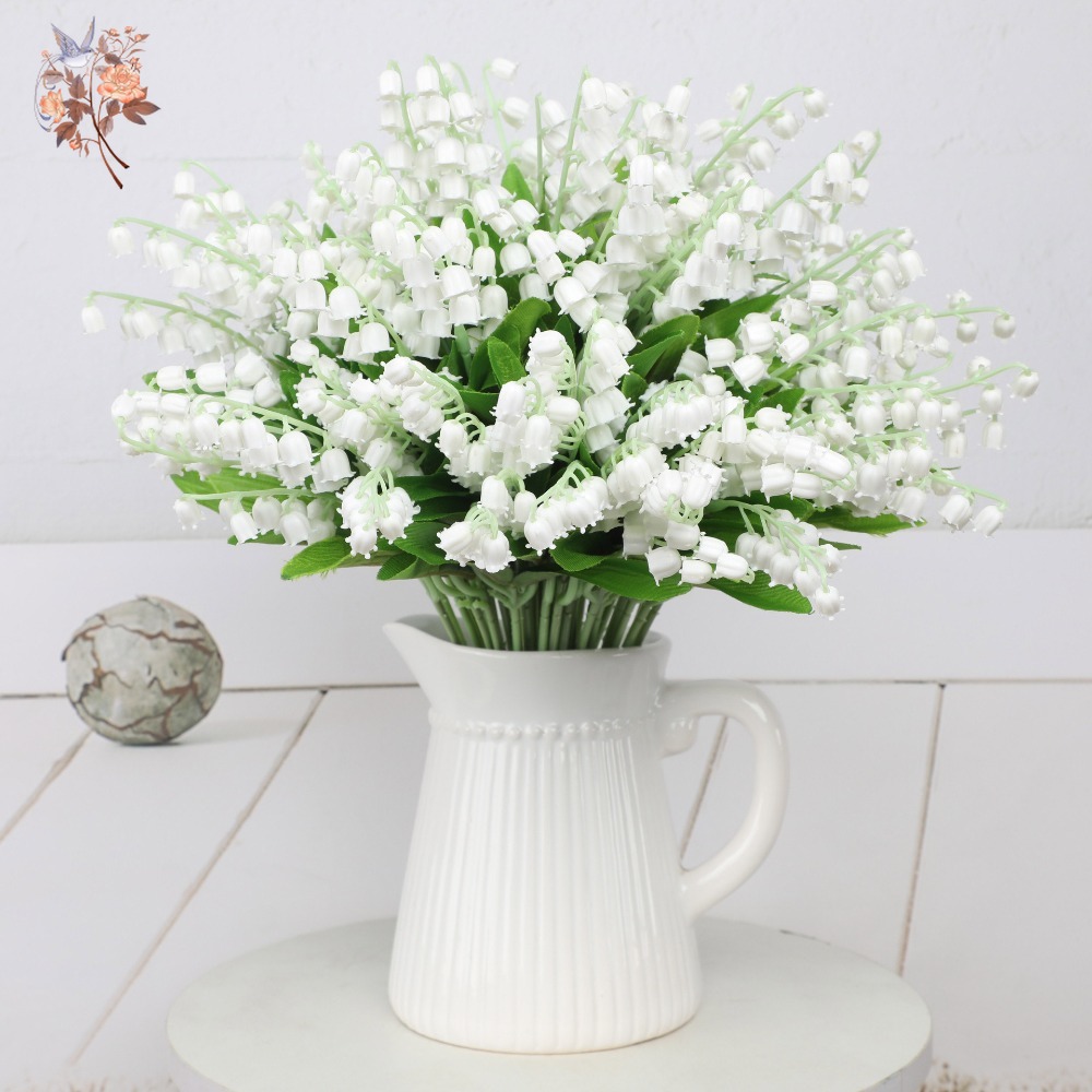 White Lily of The Valley 10Pcs - Dried Flower Bunch recension och pris