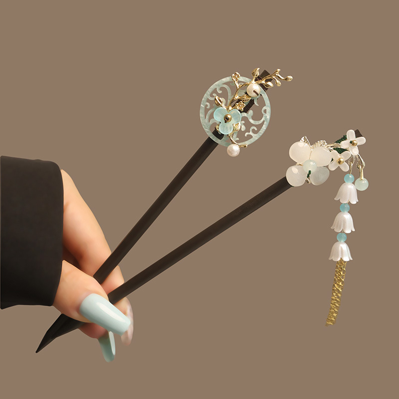 Flower Tassel Pearl Hair Stick - Florist Supplies recension och pris